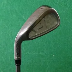 LH TaylorMade RAC OS Single 4 Iron Factory T-Step Ultralite Steel Stiff
