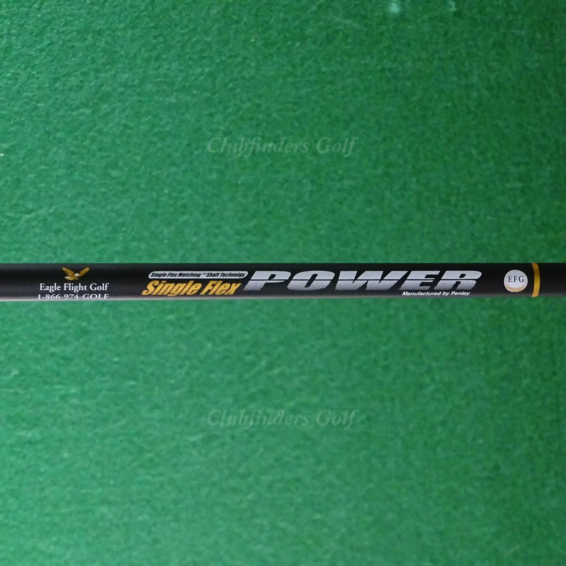 LH TaylorMade 320 Single 6 Iron Eagle Flight Single Flex Power Graphite Stiff - Image 2