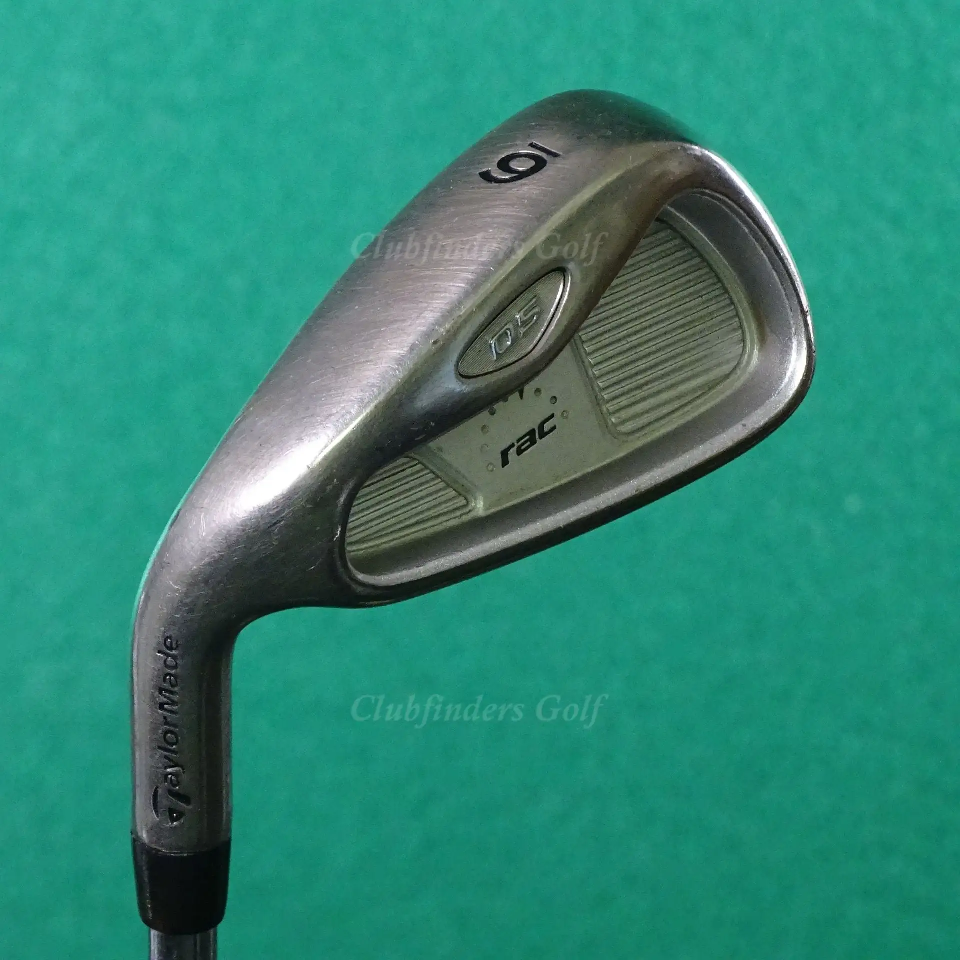 LH TaylorMade RAC OS 2005 Single 6 Iron T-Step Ultralite 90g Steel Regular